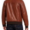 Men Brown Vintage A2 Bomber Jacket
