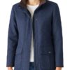 Womens Navy Blue Wool Jacket