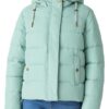 Womens Puffer Hooded Winter Jacket