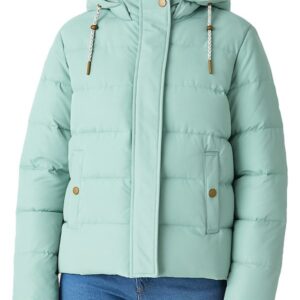 Womens Puffer Hooded Winter Jacket